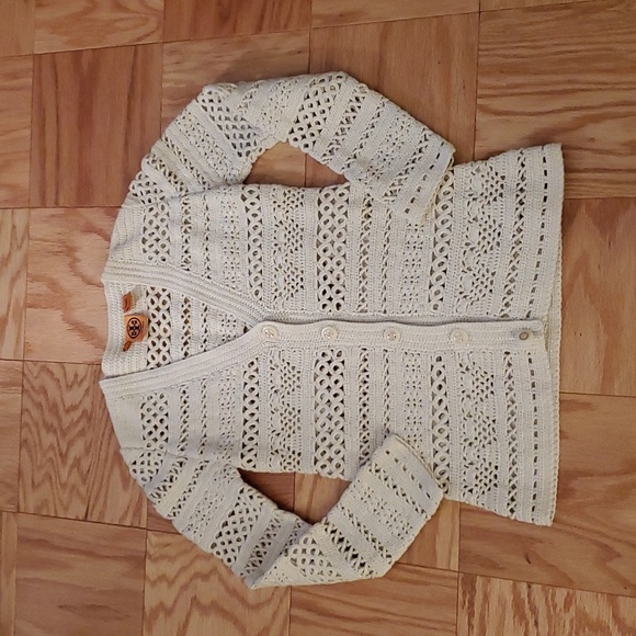 Tory Burch Crochet Cardigan - Picture 1 of 5